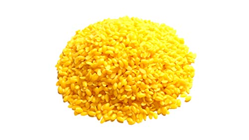 Eva Shop® - Pastillas de cera de abeja 100% prémium de los Alpes - Perfectas para crecimiento de abejas y cosméticos, por ejemplo, cremas, jabones, velas fabricación y como cera para muebles (100 g)