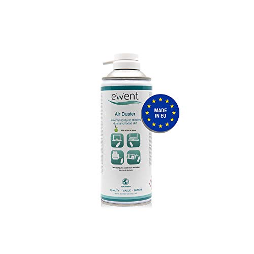 Ewent EW5605 - Spray de aire comprimido, 400 ml con aroma a manzana dulce. esencia de manzana aire comprimido perfumado