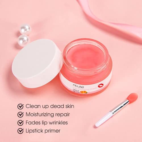Exfoliante labial y mascarilla para dormir 2 en 1, Tratamiento Labial, Elimina Eficazmente la Piel Muerta y Tratamiento Intensivo de Reparación de Labios