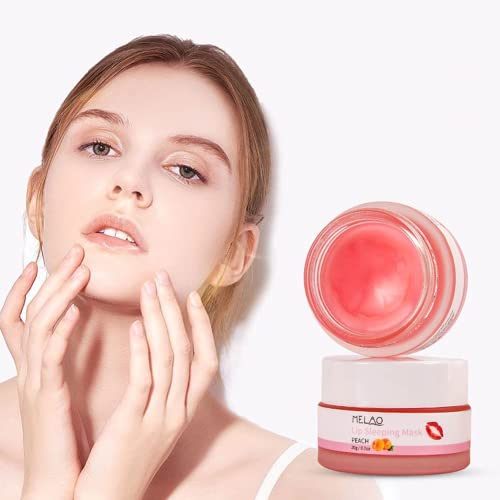 Exfoliante labial y mascarilla para dormir 2 en 1, Tratamiento Labial, Elimina Eficazmente la Piel Muerta y Tratamiento Intensivo de Reparación de Labios