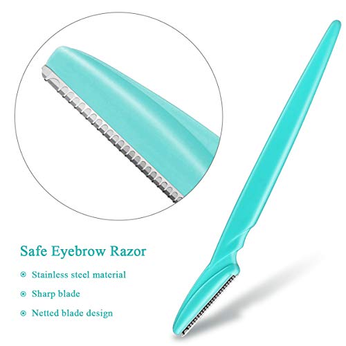 Eyebrow Razor, Cuchillas Afeitar de Cejas Rasuradora de Pelo Facial para Mujer, 30 Piezas