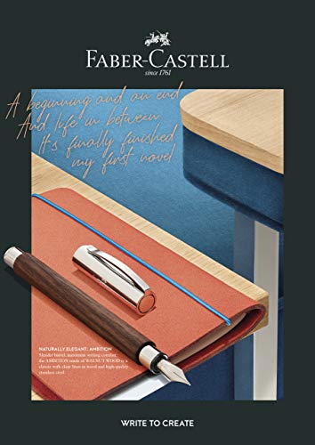 Faber-Castell Ambition - Pluma de madera de peral, color marrón