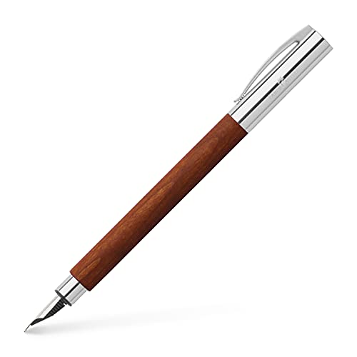 Faber-Castell Ambition - Pluma de madera de peral, color marrón