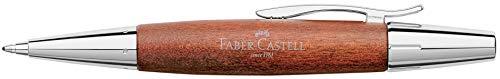 Faber-Castell Faber Castell 148382 Bolígrafo E-motion, con cuerpo en madera de peral, trazo B, color marrón coñac + Minas para portaminas 1,4 mm (2 unidades)