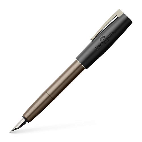 Faber-Castell LOOM 149263 - Pluma estilográfica (punta B), color gris mate