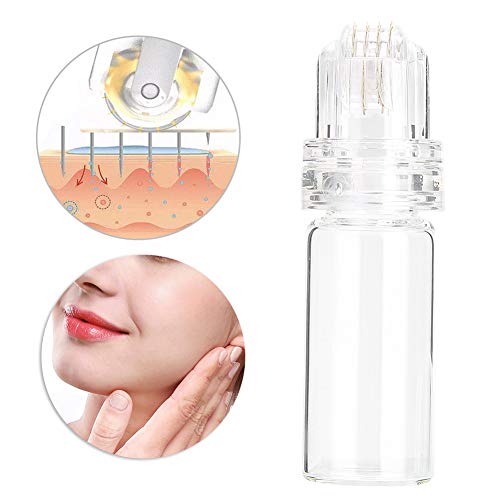 Face Derma Automatic Roller Bottle Aleación de titanio Micro-aguja Herramienta de maquillaje de relleno hialurónico para salón