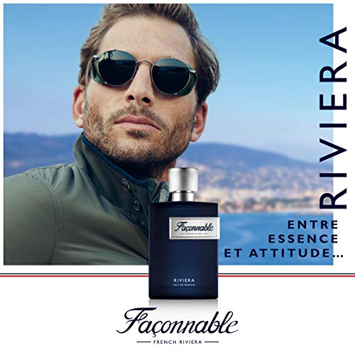 Façonnable - Eau de Parfum para Hombre - Riviera - Aroma Amaderado y Aromático - 90ml