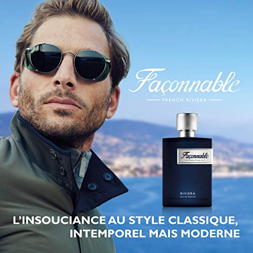 Façonnable - Eau de Parfum para Hombre - Riviera - Aroma Amaderado y Aromático - 90ml
