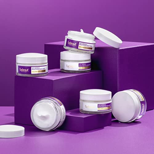 Fade Out Advanced+ Age Protection Even Skin Tone Night Cream 50ml - Natural Brightening Cream With Hyaluronic Acid, Rosehip Seed Oil and Sacha Inch Oil