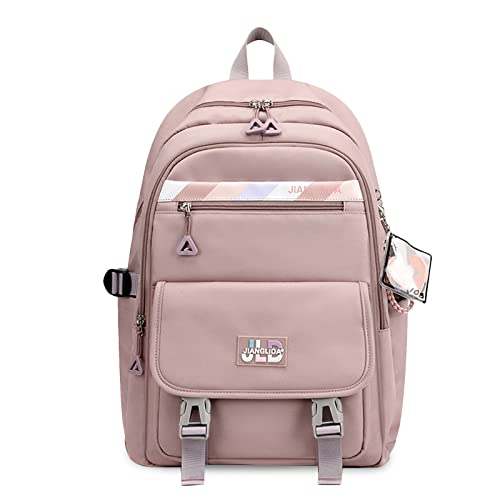 FANDARE Mochilas Infantiles Mochilas Escolares Juveniles Mochilas Escolares para Estudiante de Primaria y Secundaria niños niñas Viaje Hiking Daypacks Impermeable Nylon Púrpura