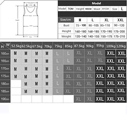 Fansu Camiseta de Tirantes para Hombres, Cómodo Transpirables Fitness Gym Muscular Absorbente Chaleco Bodybuilding Tank Top Sport Vest Culturismo (M,Blanco)