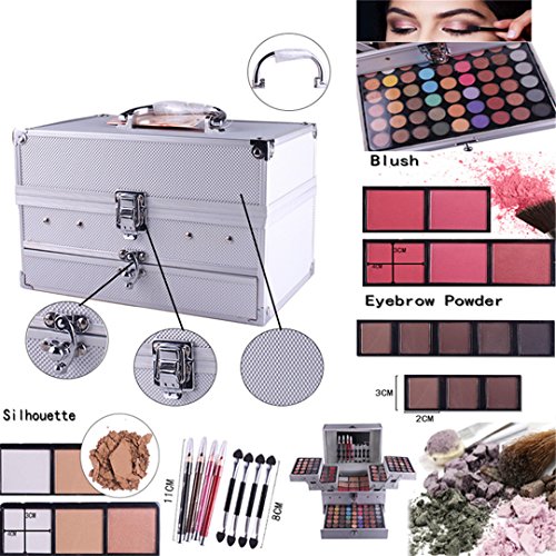 FantasyDay 132 Colores Paleta de Maquillaje Cosmético Maquillaje Set Juego de Maquillaje Profesional Belleza con Sombra de Ojos,Delineador de Ojos,Corrector,Rubor y Lápiz Labial