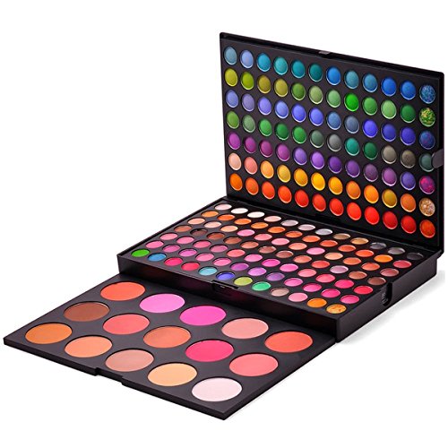 FantasyDay® 183 Colores Sombra De Ojos Paleta de Maquillaje Cosmética con Corrector y Rubor - Perfecto para Sso Profesional y Diario