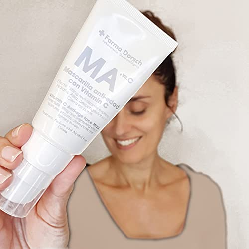 Farma Dorsch Mascarilla Anti-edad + Vitamina C 50 Ml, Blanco