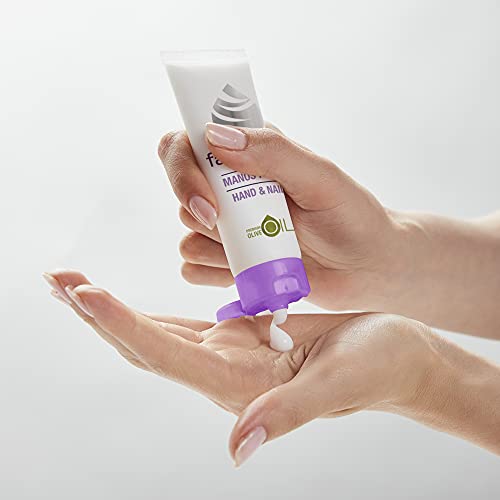 FARMOLIVA Crema de Manos y Uñas - 50 ml - Elaborada con Aceite de Oliva Premium - Antioxidantes y Vitaminas A, E y K - Crema de Manos para Grietas - Cosmética Natural - Fabricada en España