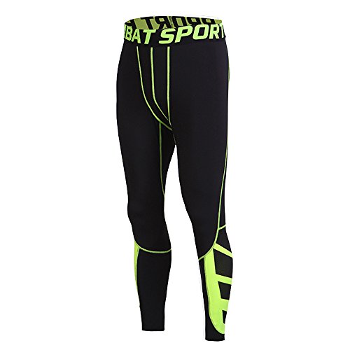 FELiCON Mallas Deportivas de compresión para Hombre, Pantalones de Ciclismo para Gimnasio, Ropa Deportiva Transpirable para Entrenamiento, Mallas para Correr, Pantalones de Entrenamiento Profesional