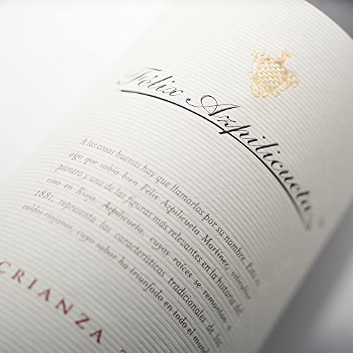 Félix Azpilicueta Crianza Caja de madera Premium 3 botellas D.O.Ca Rioja Vino - 750 ml