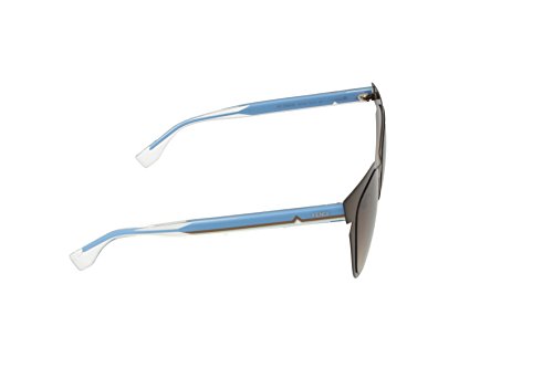 FENDI FF 0133/S JD NPO Gafas de sol, Marrón (Dark Brown Cryal Bluette/Brown Shaded), 52 para Mujer