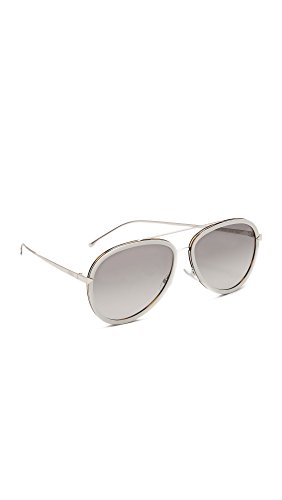 FENDI FF 0155/S VK V5A Gafas de Sol, Beige (Beige PLD/Grey SF), 57 para Mujer