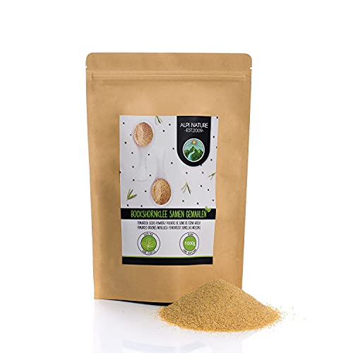 Fenogreco en polvo (1kg), molido de fenogreco, 100% natural, semillas de fenogreco como polvo, sin aditivos, vegano, semillas de fenogreco molidas