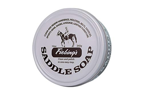 Fiebing's Saddle Soap White Polish Cleans Leather Renew Revive Color 12oz