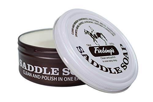 Fiebing's Saddle Soap White Polish Cleans Leather Renew Revive Color 12oz