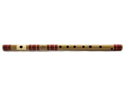 Flautas metálicas India PVC Fibra D Sharp Bansuri Middle Octave (16 pulgadas)