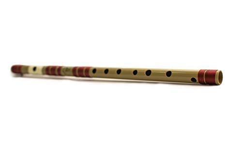 Flautas metálicas India PVC Fibra D Sharp Bansuri Middle Octave (16 pulgadas)