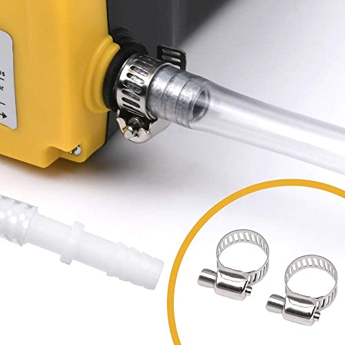 flintronic Bomba Extractora de Aceite, 12V 60W Bomba de Aceite de Aspiración Bomba de Transferencia de Aceite y Diesel, para Automóviles/Motocicletas/Barcos/Caravanas-con Protección de sobrecarga