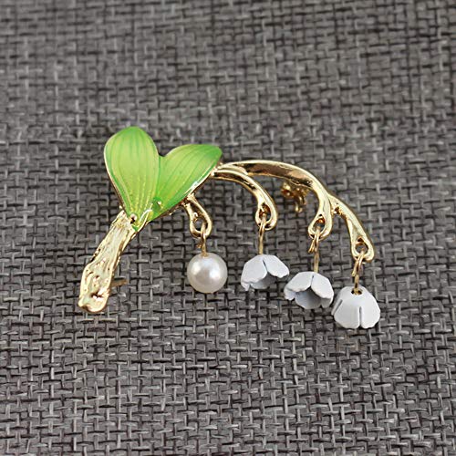 Fliyeong Muguet - Broches de flores para Navidad, regalo de boda para mujeres, práctico y útil