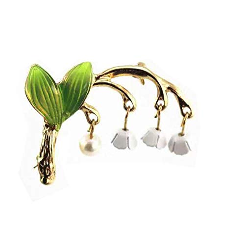 Fliyeong Muguet - Broches de flores para Navidad, regalo de boda para mujeres, práctico y útil