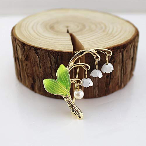 Fliyeong Muguet - Broches de flores para Navidad, regalo de boda para mujeres, práctico y útil