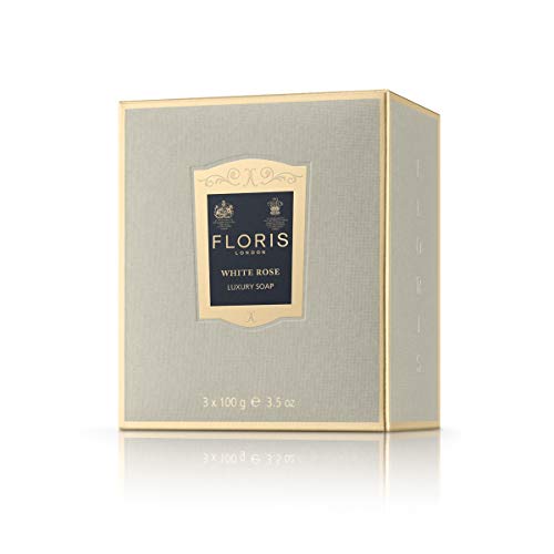 FLORIS LONDON White Rose Colección De Jabón De Lujo - 3 Unidades x 100 gr.