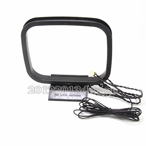 FM AM Antena de Bucle con 3-Pin Miniconector para Sistemas Receptores de AV Estéreo Sony Sharp
