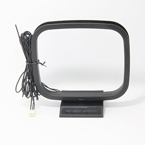 FM AM Antena de Bucle con 3-Pin Miniconector para Sistemas Receptores de AV Estéreo Sony Sharp