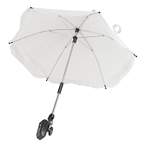 For-Your-Little-One - Sombrilla compatible con Hauck Capri, color blanco