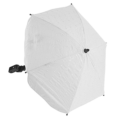 For-Your-Little-One - Sombrilla compatible con Hauck Capri, color blanco