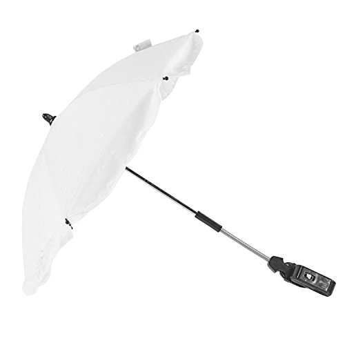 For-Your-Little-One - Sombrilla compatible con Hauck Capri, color blanco