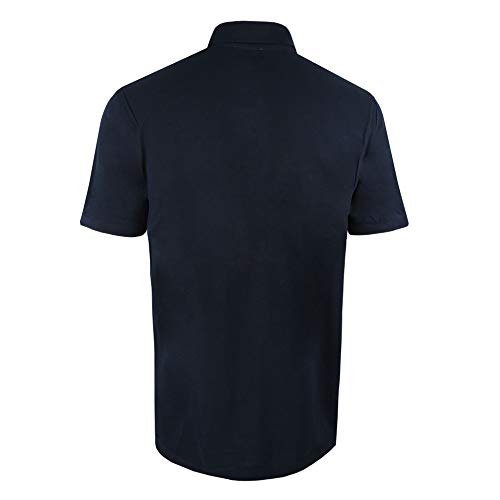 Ford Mustang Logo Polo Shirt Camisa, Azul Marino, S para Hombre