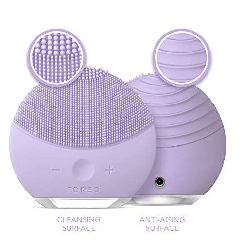 FOREO Luna Mini 2 Plus - Dispositivo de masaje facial compacto y reafirmante para todo tipo de piel, lavanda violeta encantada, F0806