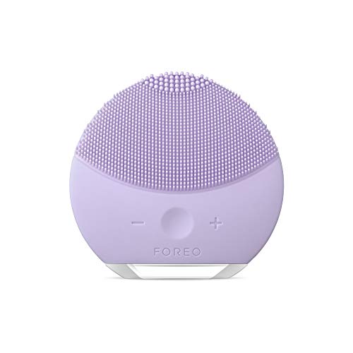 FOREO Luna Mini 2 Plus - Dispositivo de masaje facial compacto y reafirmante para todo tipo de piel, lavanda violeta encantada, F0806