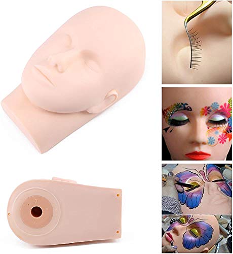 Formación Maniquí Maquillaje Práctica Cabeza plana Ojo Pestañas postizas Extensiones de pestañas Labio Tatuaje Modelo de práctica Maniquí Maniquí Cabeza