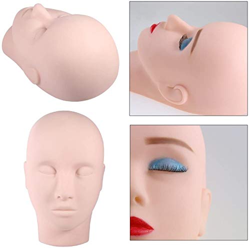 Formación Maniquí Maquillaje Práctica Cabeza plana Ojo Pestañas postizas Extensiones de pestañas Labio Tatuaje Modelo de práctica Maniquí Maniquí Cabeza