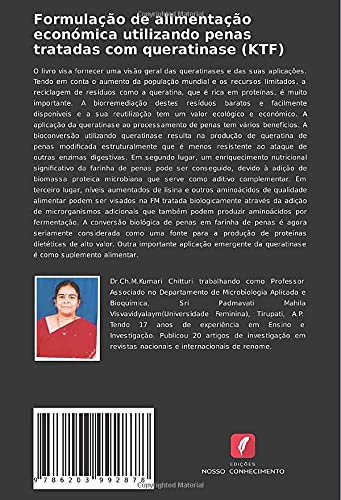 Formulação de alimentação económica utilizando penas tratadas com queratinase (KTF)