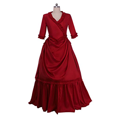 Fortunehouse Bram Stoker Drácula Cosplay Disfraz Mina Harker Vampiro Vestido Renacimiento Ball Vestidos