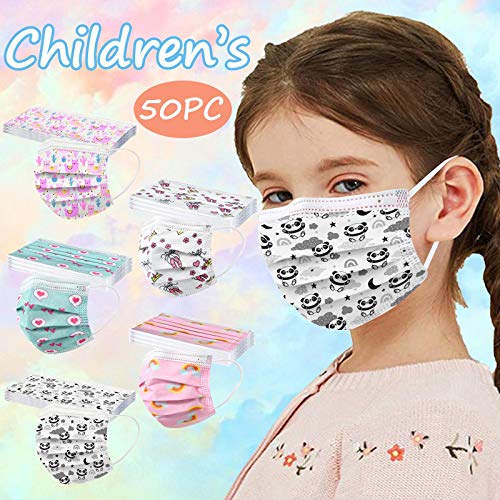 Fossen 50PC mascarillas niños,mascarillas Infantiles,mascarilla Infantil,mascarillas Infantil,mascarilla Infantil