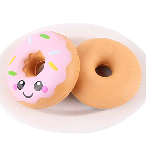 Fossrn Juguete de Galaxy Ciervo Kawaii Grande Animales con Perfumados Olor Juguetes de compresión (Buñuelo/11cm)
