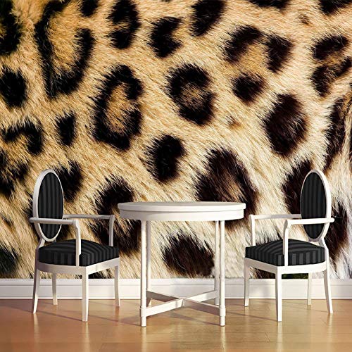 Fotomurales Personalized Ization Leopard Print 3D Photo Mural Wallpaper Restaurant Clubs Ktv Bar Modern Fashion Decor Seda 300X210Cm