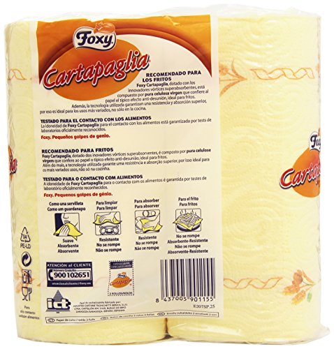 Foxy - Cartapaglia - Servilletas recomendados para fritos - 2 unidades