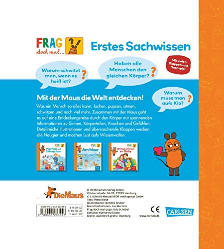 Frag doch mal ... die Maus!: Mein Körper: Erstes Sachwissen ab 2 Jahren